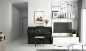 Hướng dẫn cách lựa chọn Piano cho phòng khách
